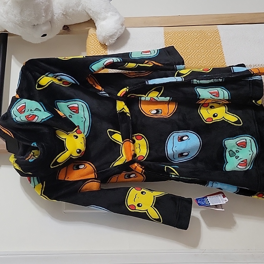 Colorful Character Print Robe - Picture 2 of 3